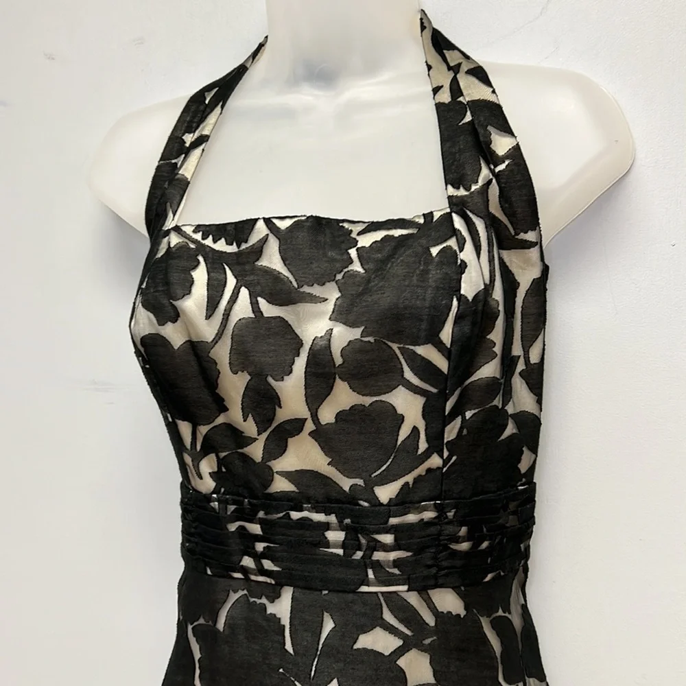 NWT Ann Taylor Halter Fit and Flare Midi Dress - Picture 2 of 10